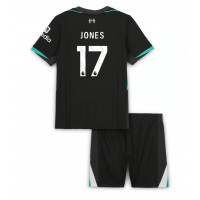 Camisa de time de futebol Liverpool Curtis Jones #17 Replicas 2º Equipamento Infantil 2024-25 Manga Curta (+ Calças curtas)